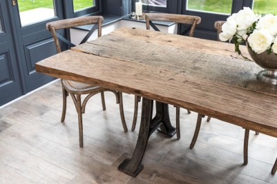 reclaimed dining table